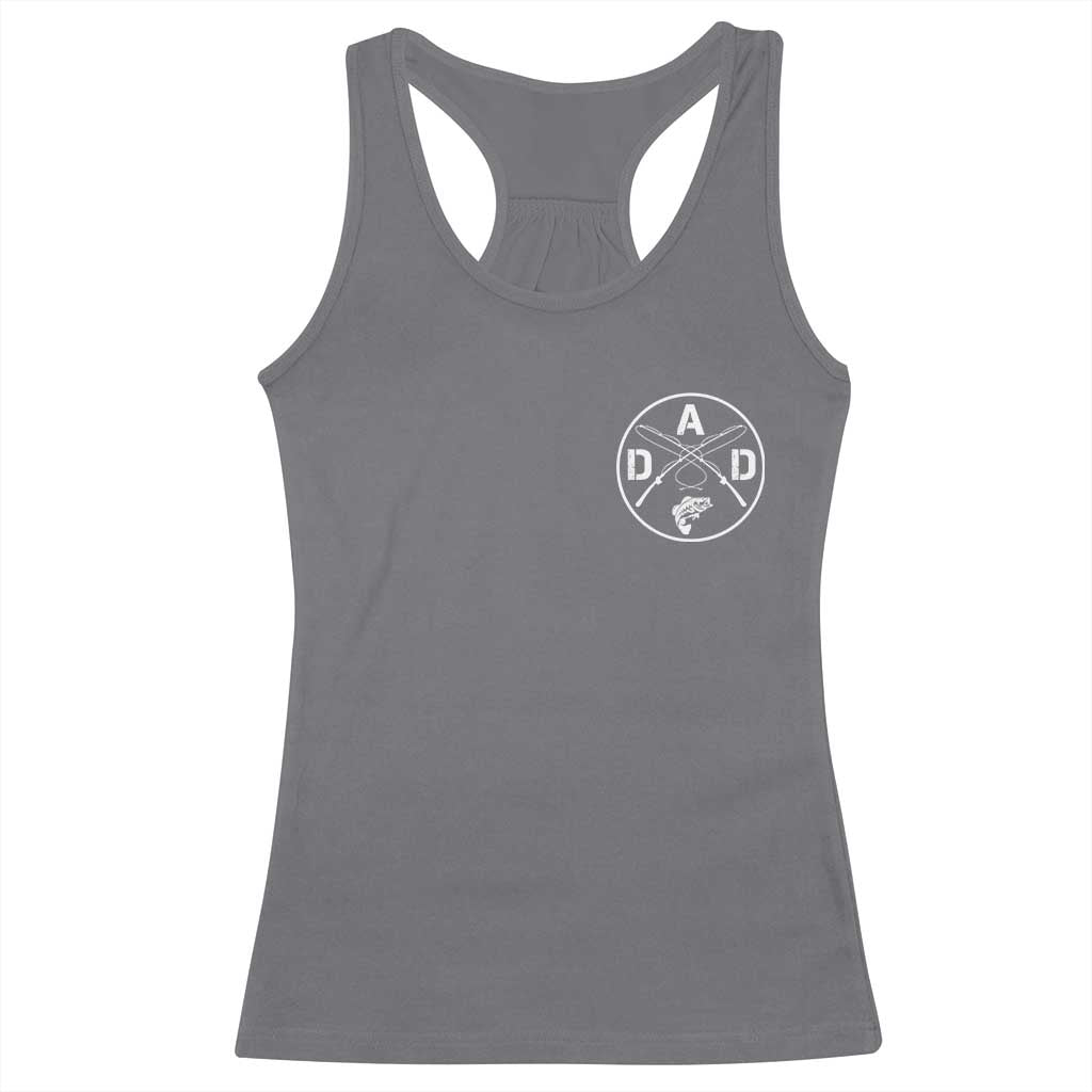 Fishing Dad Racerback Tank Top Fisherman Fish Lover Father's Day Gift