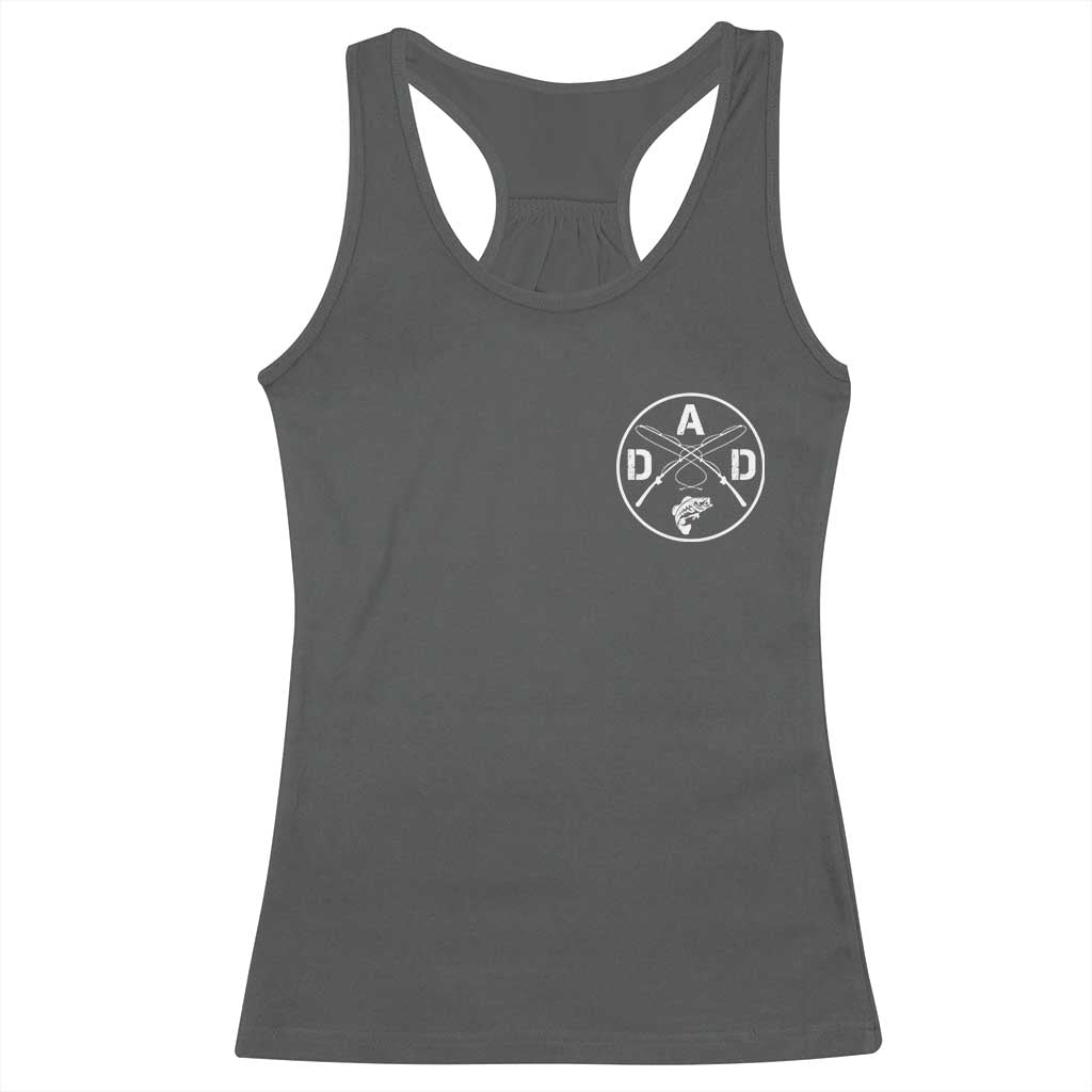 Fishing Dad Racerback Tank Top Fisherman Fish Lover Father's Day Gift