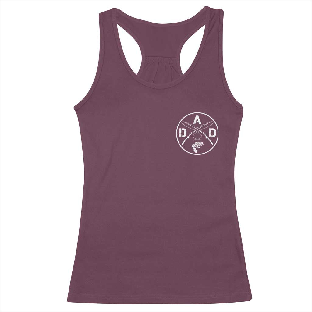 Fishing Dad Racerback Tank Top Fisherman Fish Lover Father's Day Gift