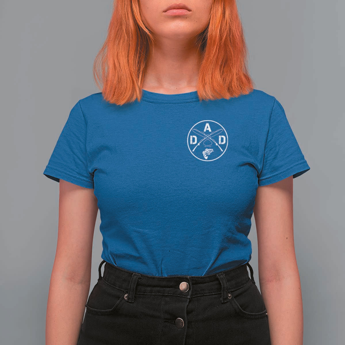 Fishing Dad T Shirt For Women Fisherman Fish Lover Father's Day Gift