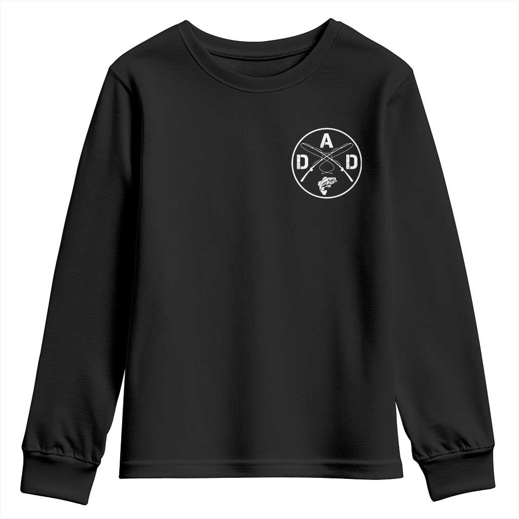 Fishing Dad Youth Sweatshirt Fisherman Fish Lover Father's Day Gift