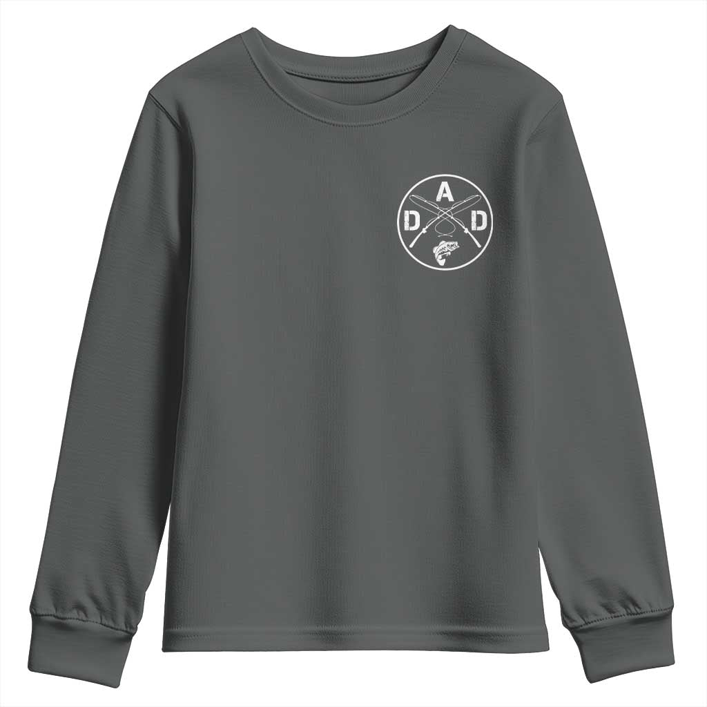 Fishing Dad Youth Sweatshirt Fisherman Fish Lover Father's Day Gift