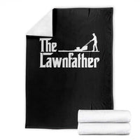 The Lawnfather Throw Blanket Lawn Mowing Dad Gardening Fathers Day