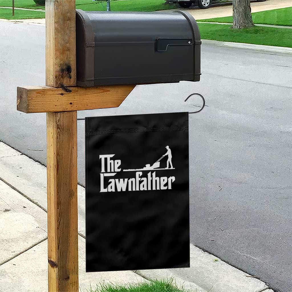 The Lawnfather Garden Flag Lawn Mowing Dad Gardening Fathers Day
