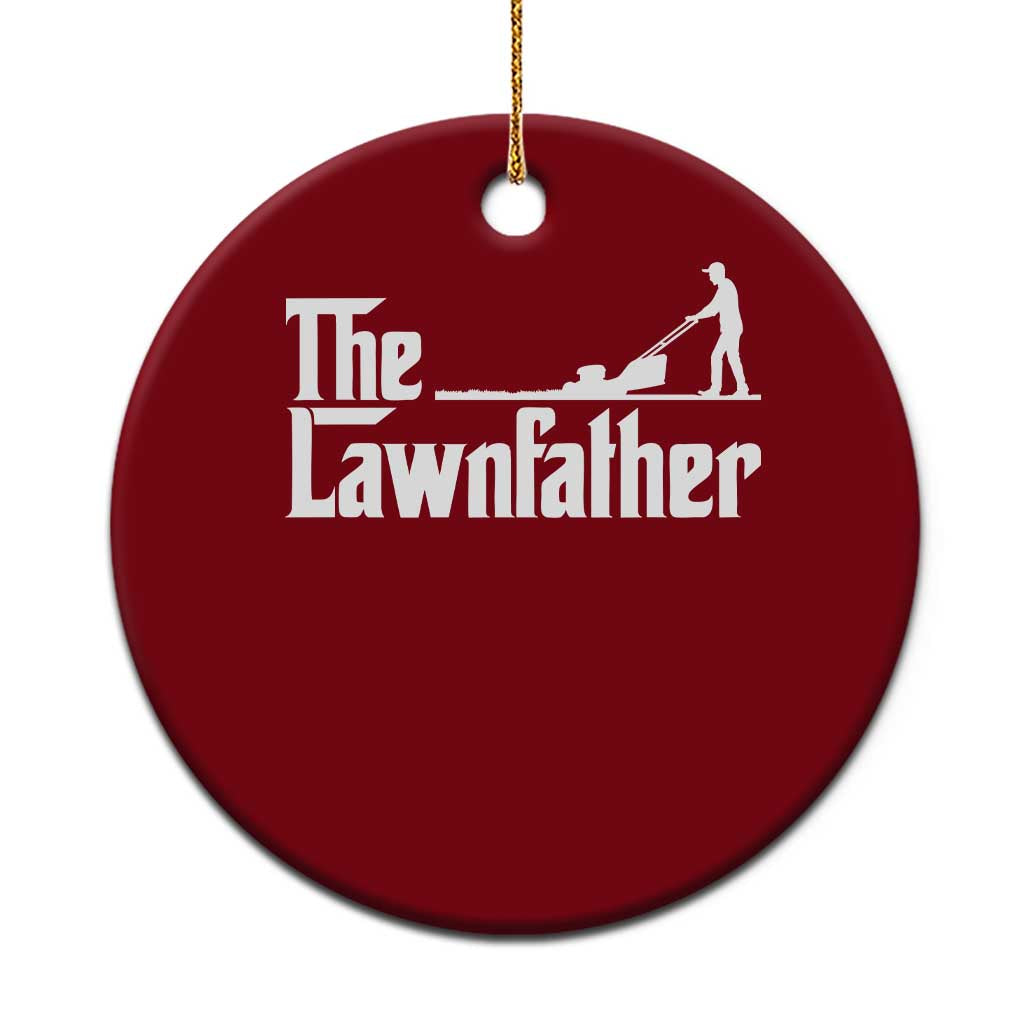 The Lawnfather Ceramic Ornament Lawn Mowing Dad Gardening Fathers Day