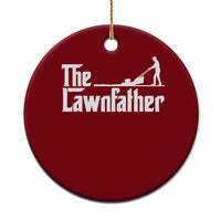 The Lawnfather Ceramic Ornament Lawn Mowing Dad Gardening Fathers Day