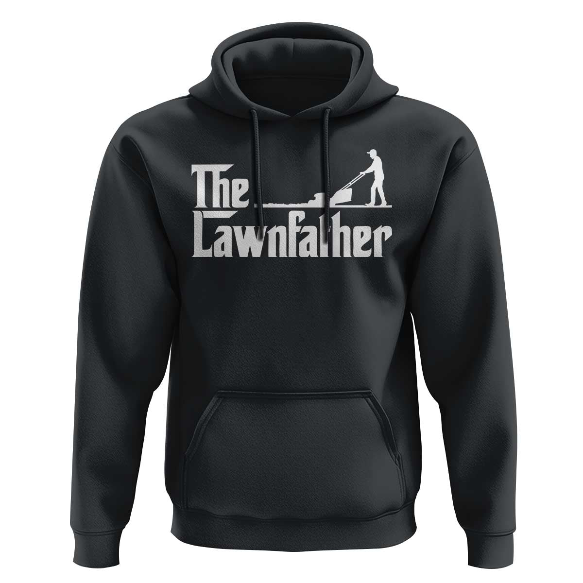 The Lawnfather Hoodie Lawn Mowing Dad Gardening Fathers Day