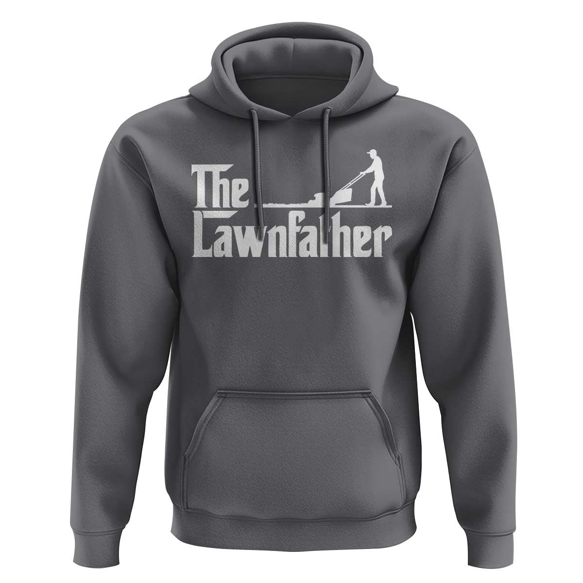The Lawnfather Hoodie Lawn Mowing Dad Gardening Fathers Day