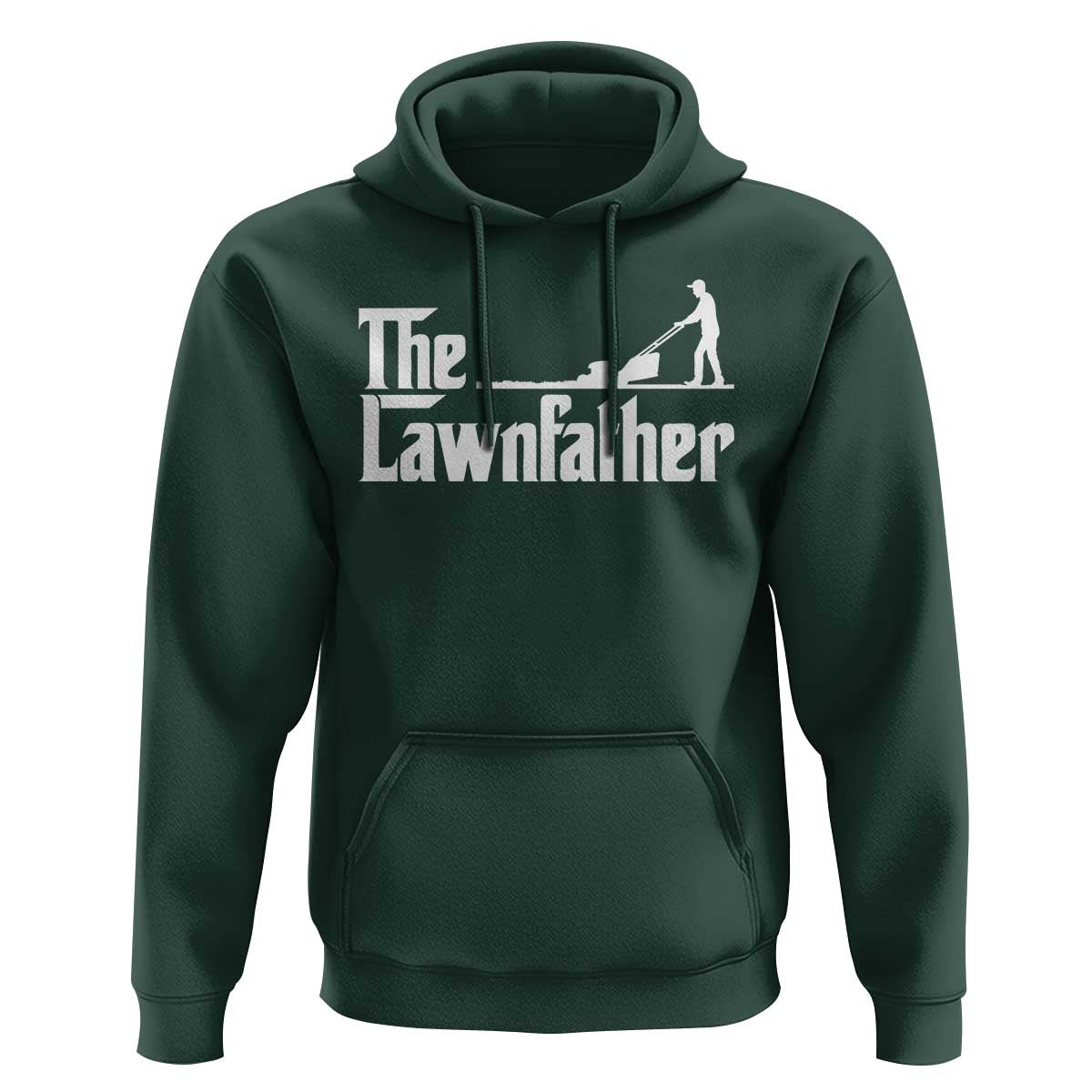 The Lawnfather Hoodie Lawn Mowing Dad Gardening Fathers Day
