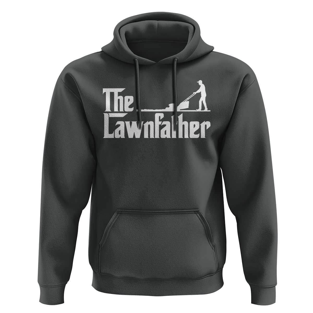 The Lawnfather Hoodie Lawn Mowing Dad Gardening Fathers Day