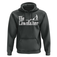 The Lawnfather Hoodie Lawn Mowing Dad Gardening Fathers Day