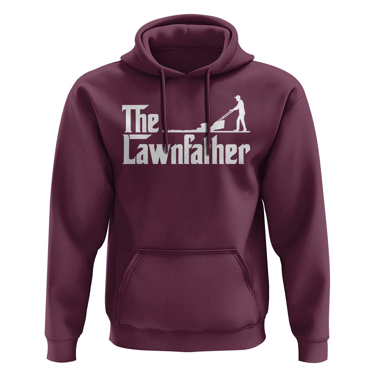 The Lawnfather Hoodie Lawn Mowing Dad Gardening Fathers Day