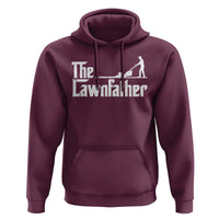 The Lawnfather Hoodie Lawn Mowing Dad Gardening Fathers Day