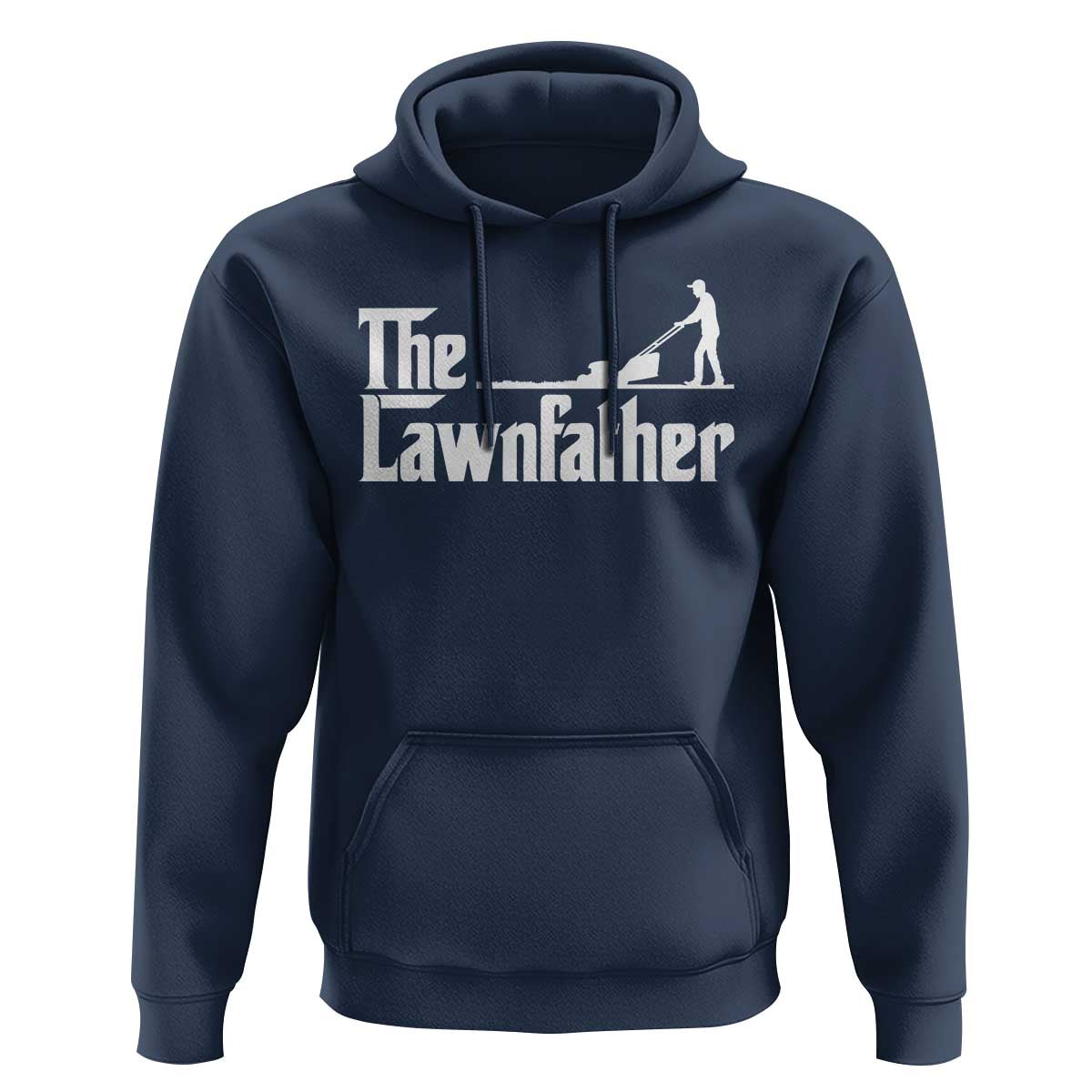 The Lawnfather Hoodie Lawn Mowing Dad Gardening Fathers Day