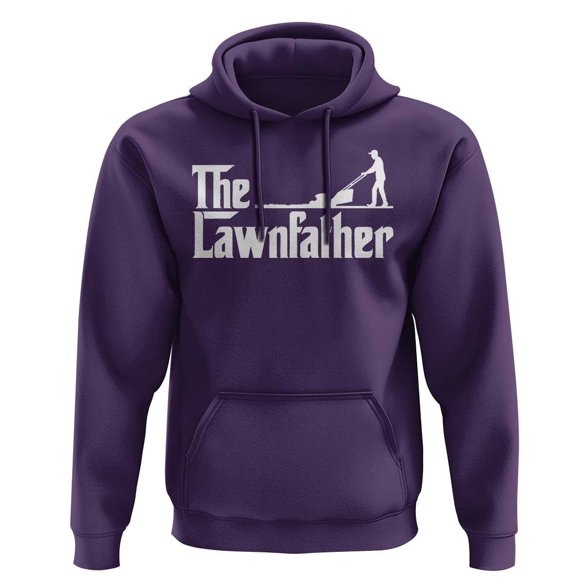 The Lawnfather Hoodie Lawn Mowing Dad Gardening Fathers Day