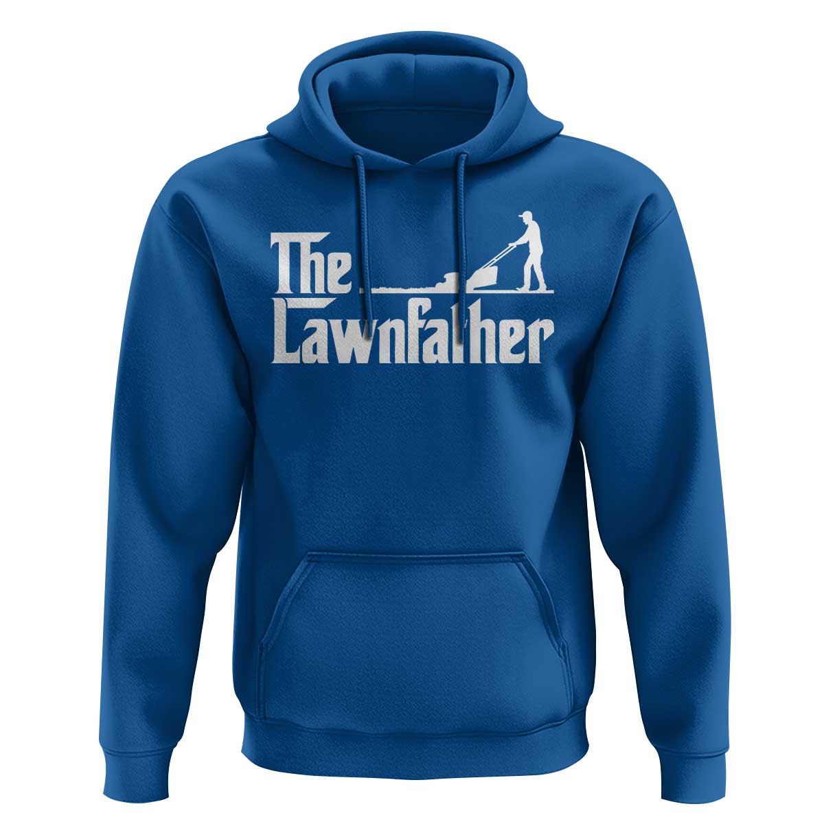 The Lawnfather Hoodie Lawn Mowing Dad Gardening Fathers Day