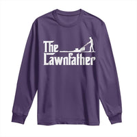 The Lawnfather Long Sleeve Shirt Lawn Mowing Dad Gardening Fathers Day
