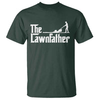 The Lawnfather T Shirt Lawn Mowing Dad Gardening Fathers Day