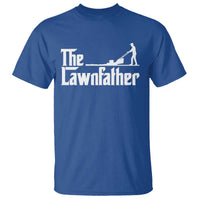 The Lawnfather T Shirt Lawn Mowing Dad Gardening Fathers Day