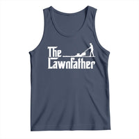 The Lawnfather Tank Top Lawn Mowing Dad Gardening Fathers Day