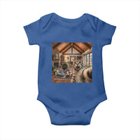 Cat Selfie with Man Funny Cat Dad Baby Onesie
