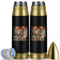 Cat Selfie with Man Funny Cat Dad Bullet Tumbler