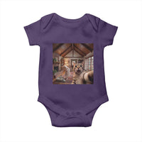 Cat Selfie with Woman Funny Cat Mom Baby Onesie