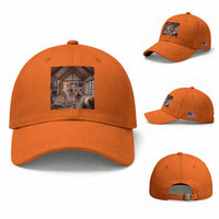 Cat Selfie with Woman Funny Cat Mom Baseball Cap