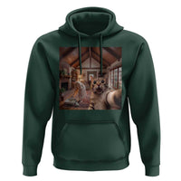 Cat Selfie with Woman Funny Cat Mom Hoodie
