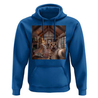 Cat Selfie with Woman Funny Cat Mom Hoodie
