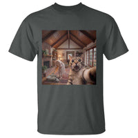 Cat Selfie with Woman Funny Cat Mom T Shirt