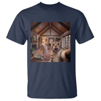 Cat Selfie with Woman Funny Cat Mom T Shirt