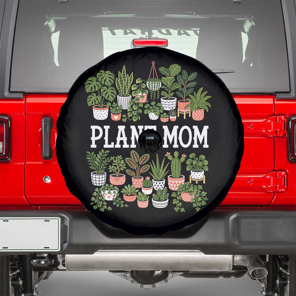 Plant Mom Spare Tire Cover Funny Plant Lady Mama Floral Garden
