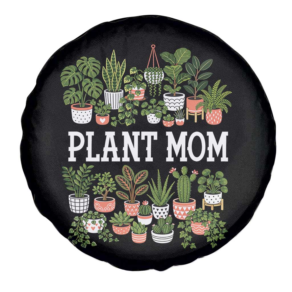Plant Mom Spare Tire Cover Funny Plant Lady Mama Floral Garden