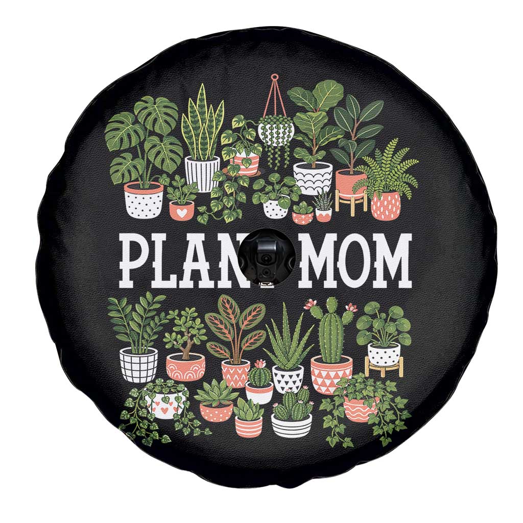 Plant Mom Spare Tire Cover Funny Plant Lady Mama Floral Garden