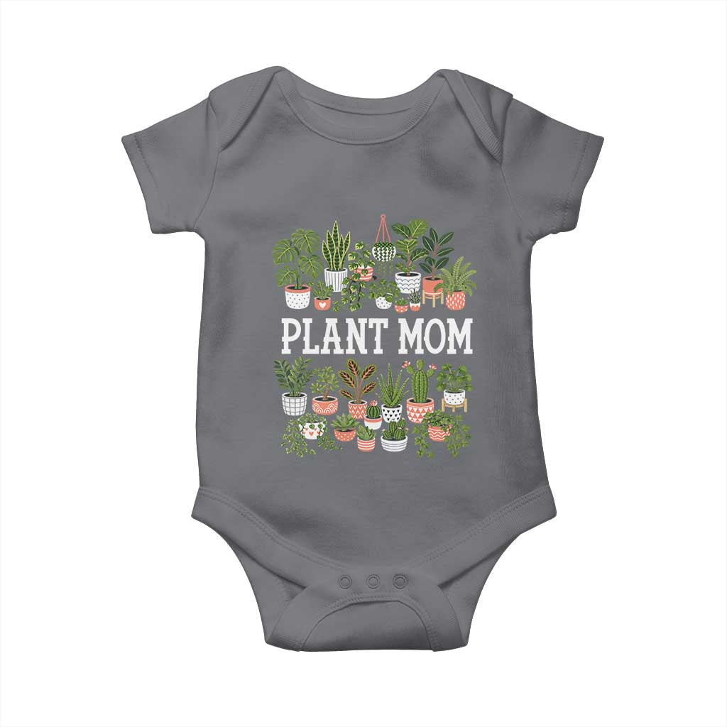 Plant Mom Baby Onesie Funny Plant Lady Mama Floral Garden