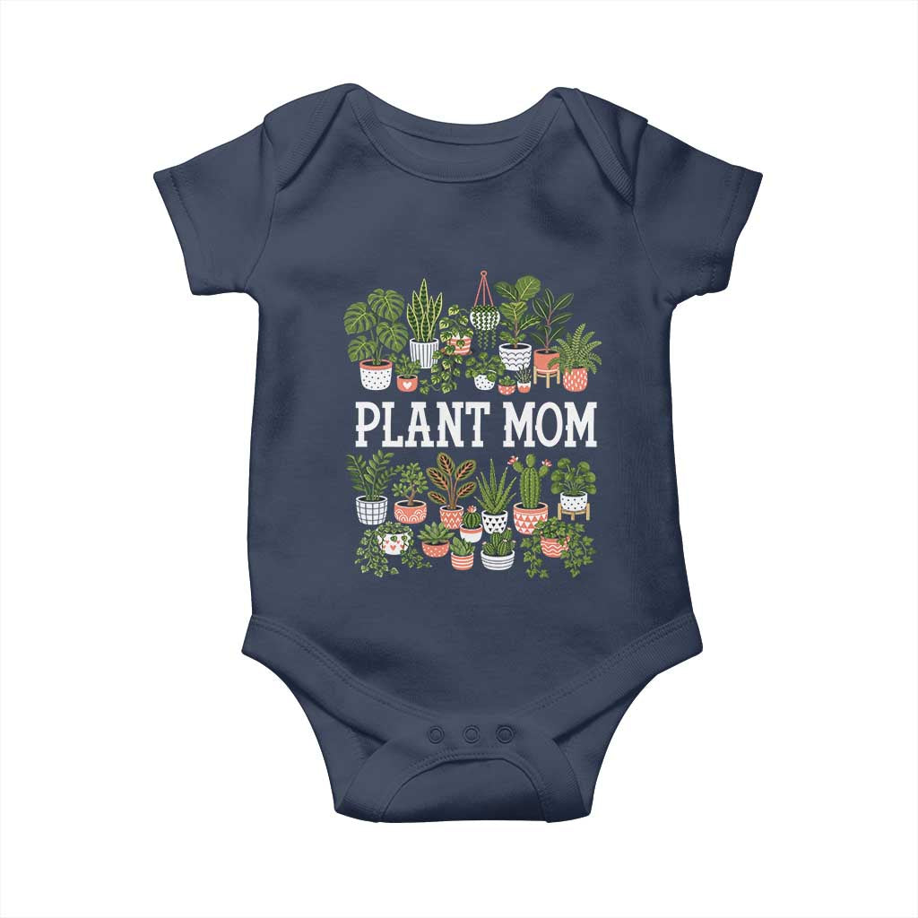 Plant Mom Baby Onesie Funny Plant Lady Mama Floral Garden