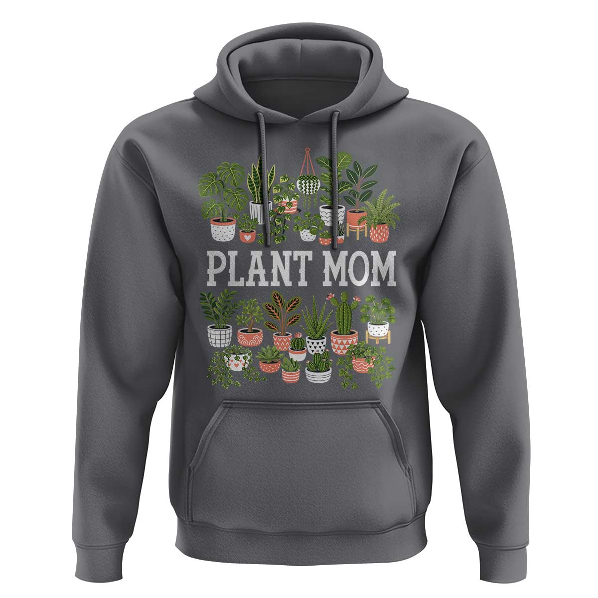 Plant Mom Hoodie Funny Plant Lady Mama Floral Garden