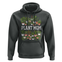 Plant Mom Hoodie Funny Plant Lady Mama Floral Garden