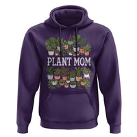 Plant Mom Hoodie Funny Plant Lady Mama Floral Garden