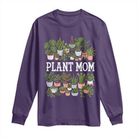 Plant Mom Long Sleeve Shirt Funny Plant Lady Mama Floral Garden