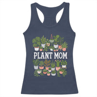 Plant Mom Racerback Tank Top Funny Plant Lady Mama Floral Garden