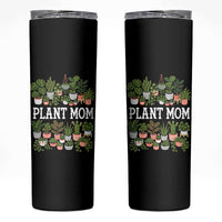 Plant Mom Skinny Tumbler Funny Plant Lady Mama Floral Garden
