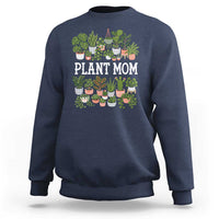 Plant Mom Sweatshirt Funny Plant Lady Mama Floral Garden