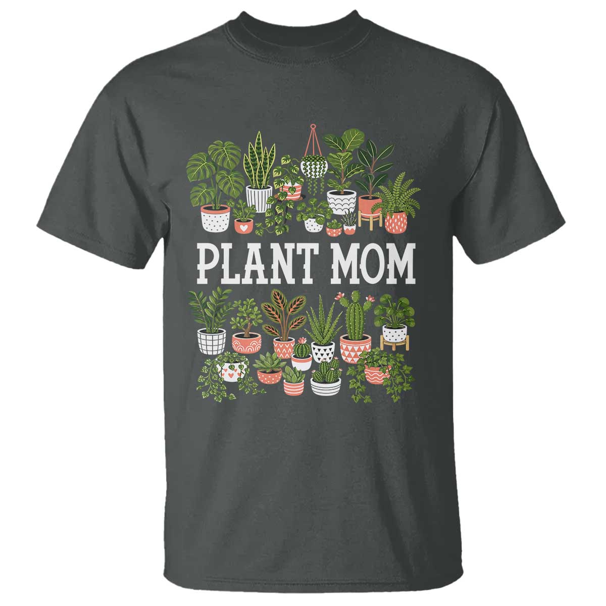 Plant Mom T Shirt Funny Plant Lady Mama Floral Garden