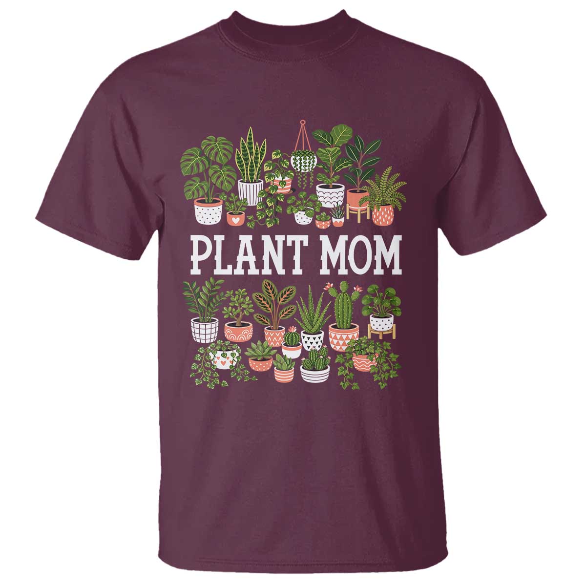 Plant Mom T Shirt Funny Plant Lady Mama Floral Garden