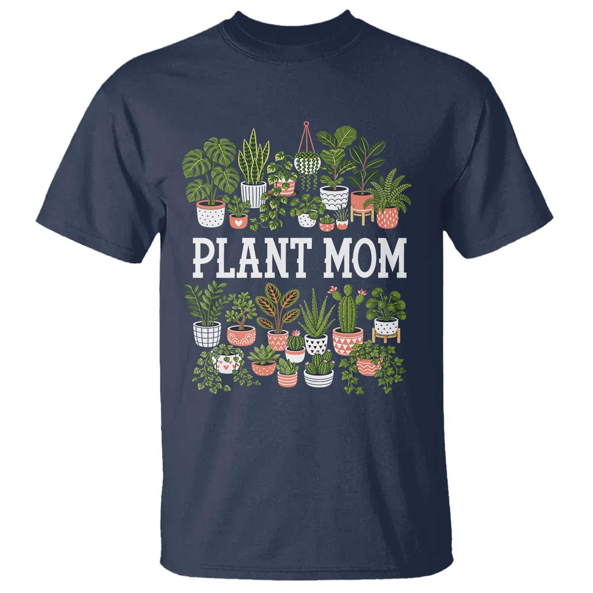 Plant Mom T Shirt Funny Plant Lady Mama Floral Garden