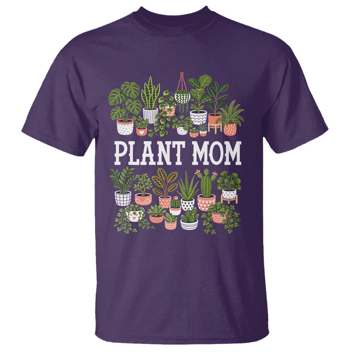Plant Mom T Shirt Funny Plant Lady Mama Floral Garden