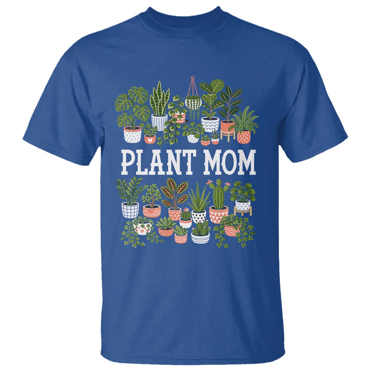 Plant Mom T Shirt Funny Plant Lady Mama Floral Garden