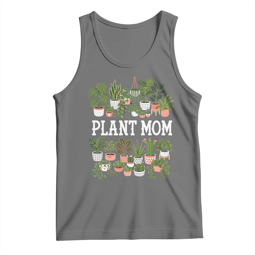 Plant Mom Tank Top Funny Plant Lady Mama Floral Garden